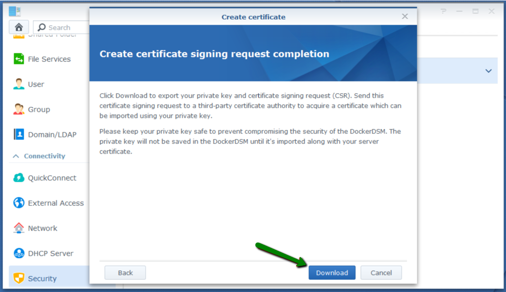 Create Certificate From Private Key